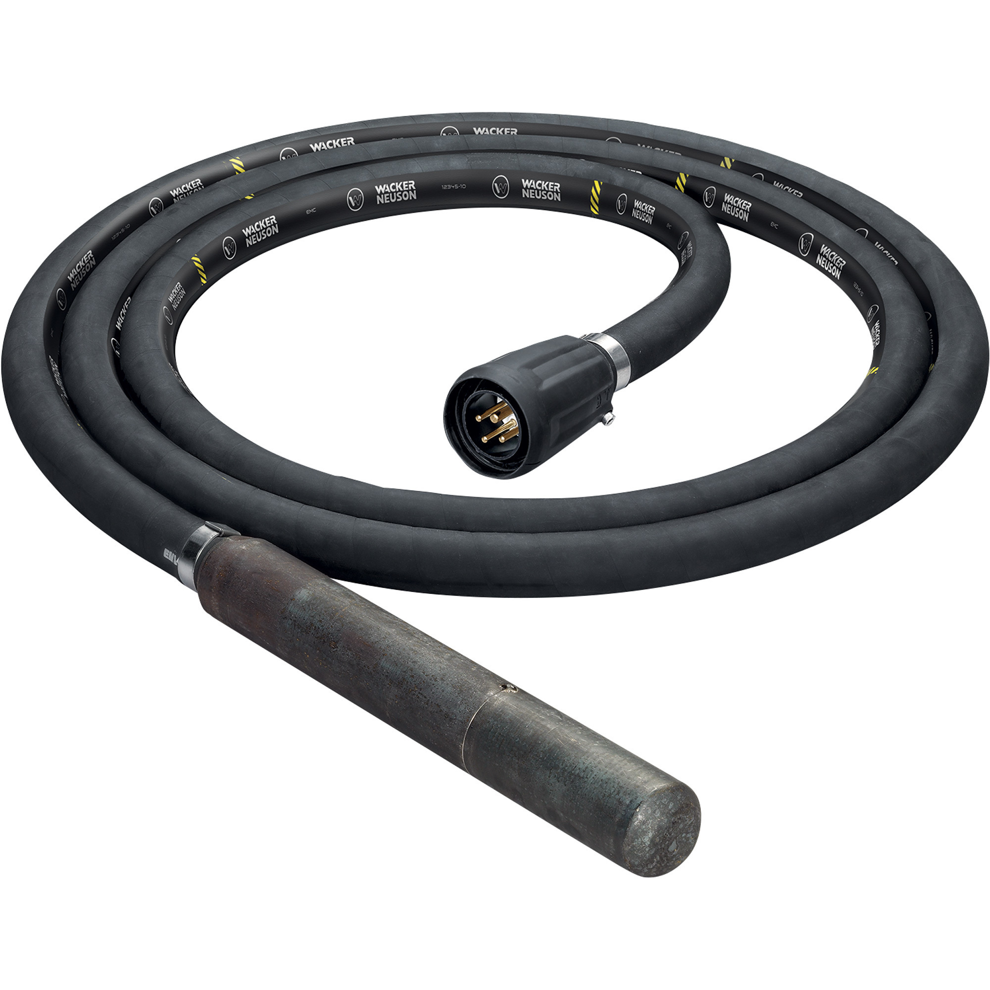 Wacker Neuson Concrete Vibrator Head Component, Model# 5100025587, 16ft. Shaft, for FUflex4 Power Unit Model 5100025403